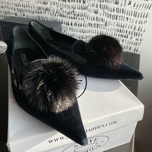 LOUIS VUITTON VELVET FLATS